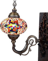 Wandlamp De Max - Turkse - Mozaïek - Bruin - 15cm