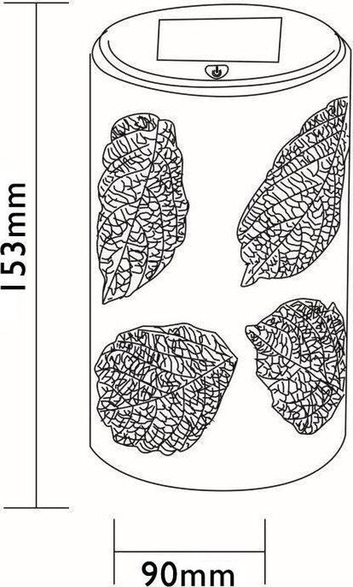 Tafellamp De Max - Staal - 15,3Cm