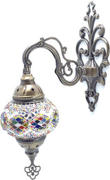 Wandlamp De Max - Turkse - Mozaïek - Bruin - 15cm