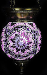 Hanglamp De Max - Turkse - Paars - 25cm