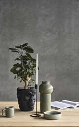 Kandelaar De Max - Zwart - 10x29cm