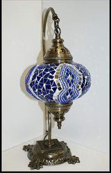 Tafellamp De Max - Turkse - Mozaïek - Wit - 12cm