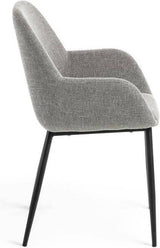 Fauteuil De Max - Set van 2 Stuks - Metaal - Zwart