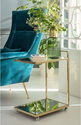 Tafel De Max - Kare Design Trolley Classy Gold