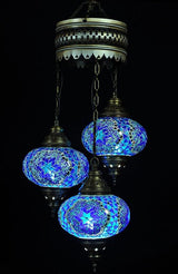 Hanglamp De Max - Oosterse - Mozaiek - Blauw