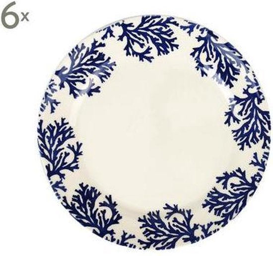 Bord De Max - Set van 6 Stuks - Blauw