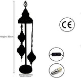 Staande Lamp De Max - Turkse - 3 Bollen