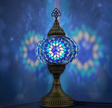 Tafellamp De Max - Turkse - Mozaiek - Blauw
