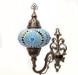 Wandlamp De Max - Turks - Mozaïek - Turquoise