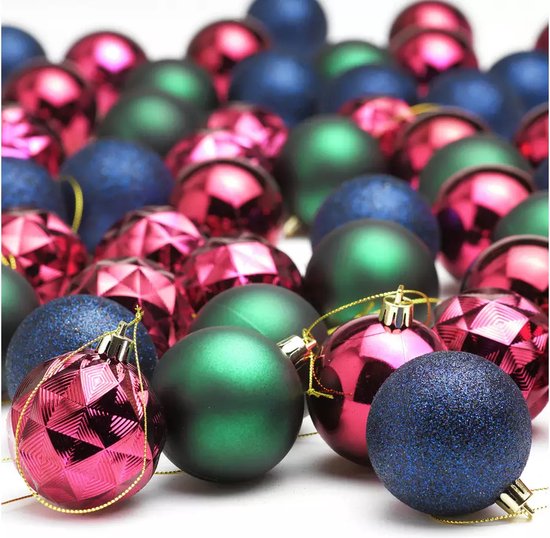 Kerstbal De Max - Set van 48 Stuks - 60mm