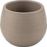 Bloempot De Max - Set van 6 Stuks - Taupe - 13cm - 1.3L