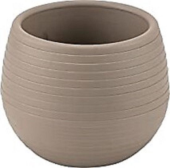Bloempot De Max - Set van 6 Stuks - Taupe - 13cm - 1.3L