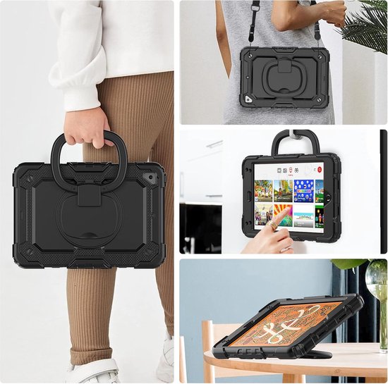 Tablethoes De Max - Zwart - 7,9inch