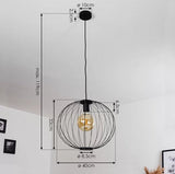 Hanglamp De Max - Zwart - 40x150cm