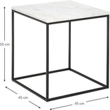 Tafel De Max - Wit - 45x50cm