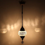Hanglamp Halay - Oosterse - Mozaïek - Blauw - 53cm