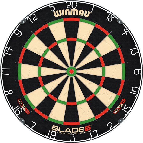 Buitenspeelpakket Winmau - Winmau Blade 6 Dartbord