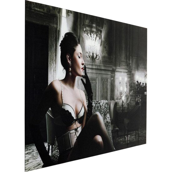 Schilderij De Max - Glas - 80x120cm