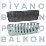 Plantenbak De Max - Set van 2 Stuks - Wit - 51cm