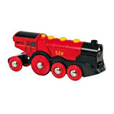 Speelgoedvoertuig BRIO - Brio Rode Locomotief op Batterijen