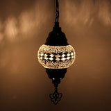 Hanglamp Halay - Oosterse - Mozaïek - Blauw - 53cm