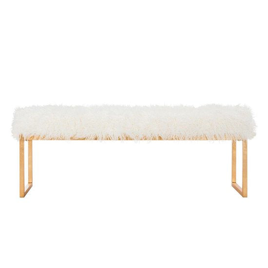 Bank Safavieh - Luxe - Wit