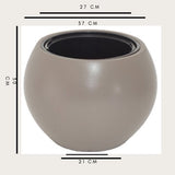 Bloempot De Max - Taupe - 38cm
