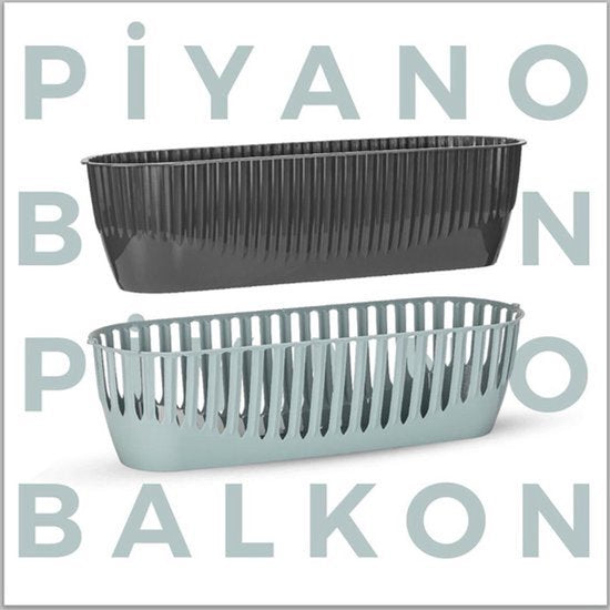 Plantenbak De Max - Set van 2 Stuks - Groen - 32cm