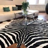 Vloerkleed Halay - 4m Zebraprint Leder