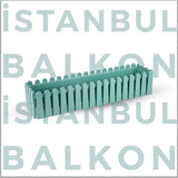 Bloempot Serinova - Wit - 55x20m - 9L