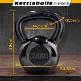 Kettlebell ScSPORTS - Zwart