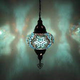 Hanglamp Merkloos - Turkse - Mozaïek - Wit - 19cm