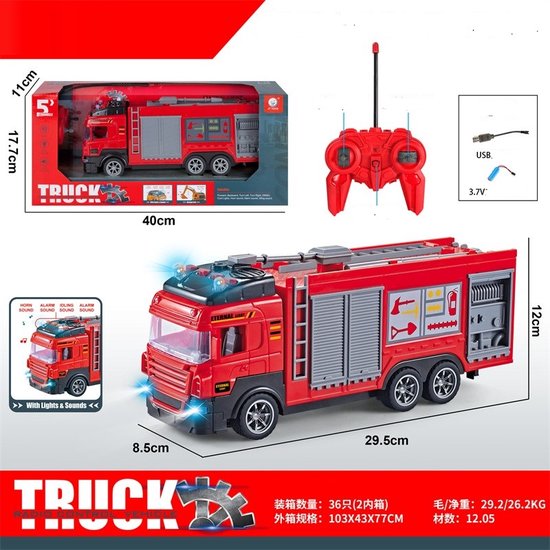 RC Voertuig De Max - Rood - 30cm