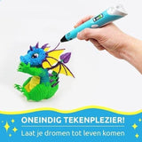 3D-pen Merkloos - 3D Knutselpakket met LCD Scherm