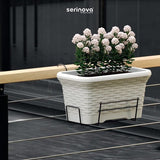 Plantenbak Serinova - Set van 3 Stuks - Kunststof - 33x20x18m - 6.5L