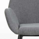 Fauteuil konna - Set van 2 Stuks - Stof - Zwart