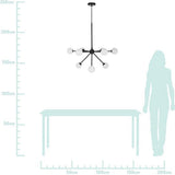 Hanglamp De Max - Moderne - Zwart - 80cm