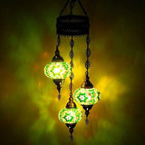 Hanglamp De Max - Oosterse - Mozaiek - Blauw