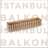 Bloempot Serinova - Wit - 55x20m - 9L