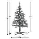 Kunstkerstboom Argos - Moderne - Zwart - 120x68cm
