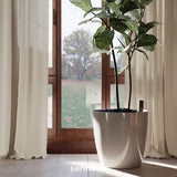 Bloempot De Max - Kunststof - Zwart - 39cm