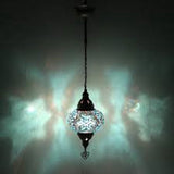 Hanglamp Merkloos - Turkse - Mozaïek - Wit - 19cm
