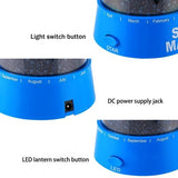 Nachtlamp De Max - Blauw