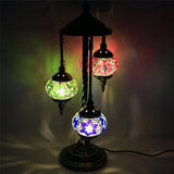 Staande Lamp Merkloos - Turkse - Glas - Multicolour - 3 Bollen