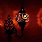 Wandlamp De Max - Turkse - Mozaïek - Bruin - 15cm