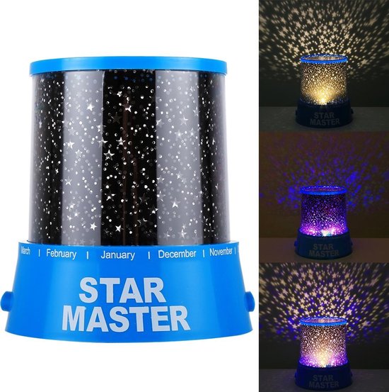 Nachtlamp De Max - Blauw