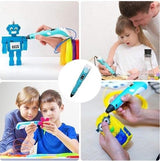 3D-pen Merkloos - 3D Knutselpakket met LCD Scherm