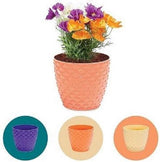 Bloempot De Max - Set van 2 Stuks - Wit - 22cm - 5L