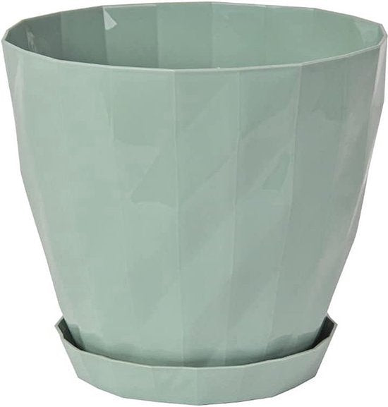 Bloempot De Max - Set van 2 Stuks - Groen - 19cm