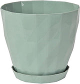 Bloempot Serinova - Set van 2 Stuks - Groen - 19cm